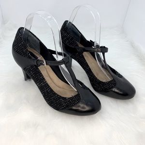 Black Giani Bernini Comfort fit Mary Jane Heels